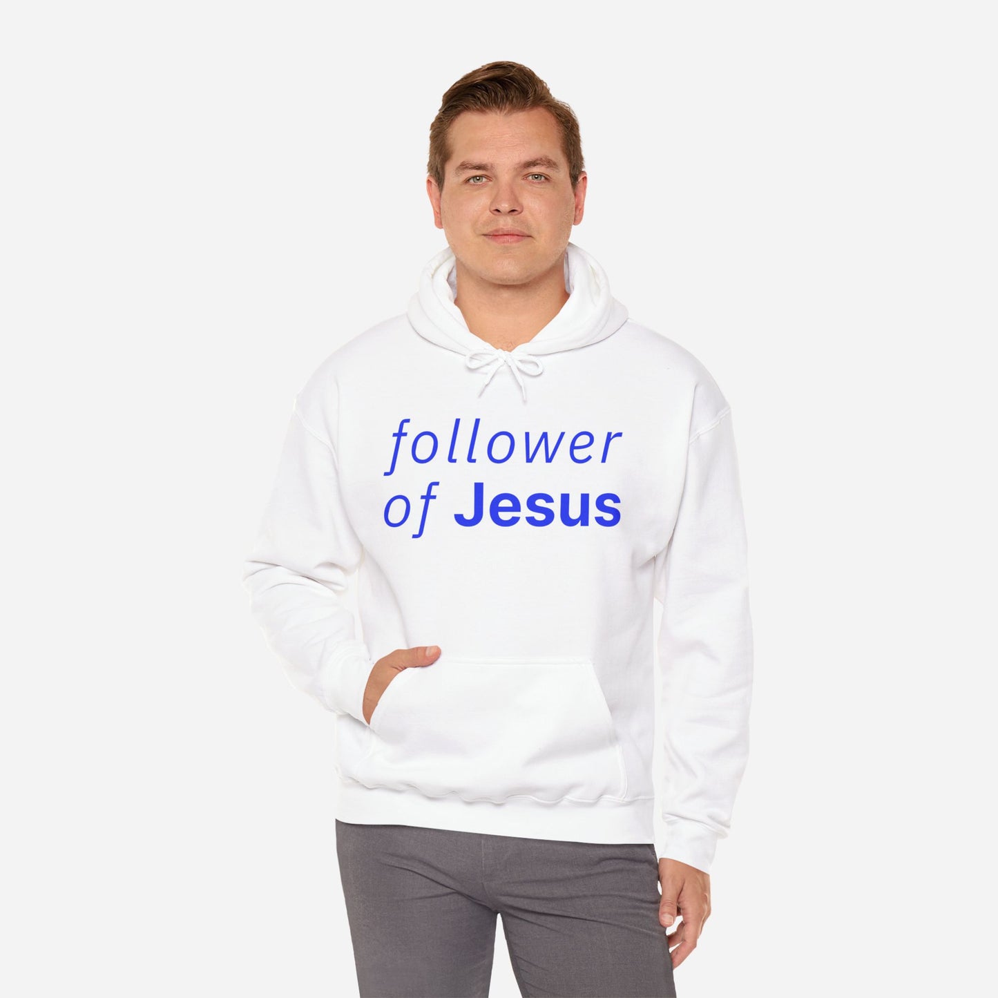 Follower of Jesus Heavy Blend™ Hooded Sweatshirt