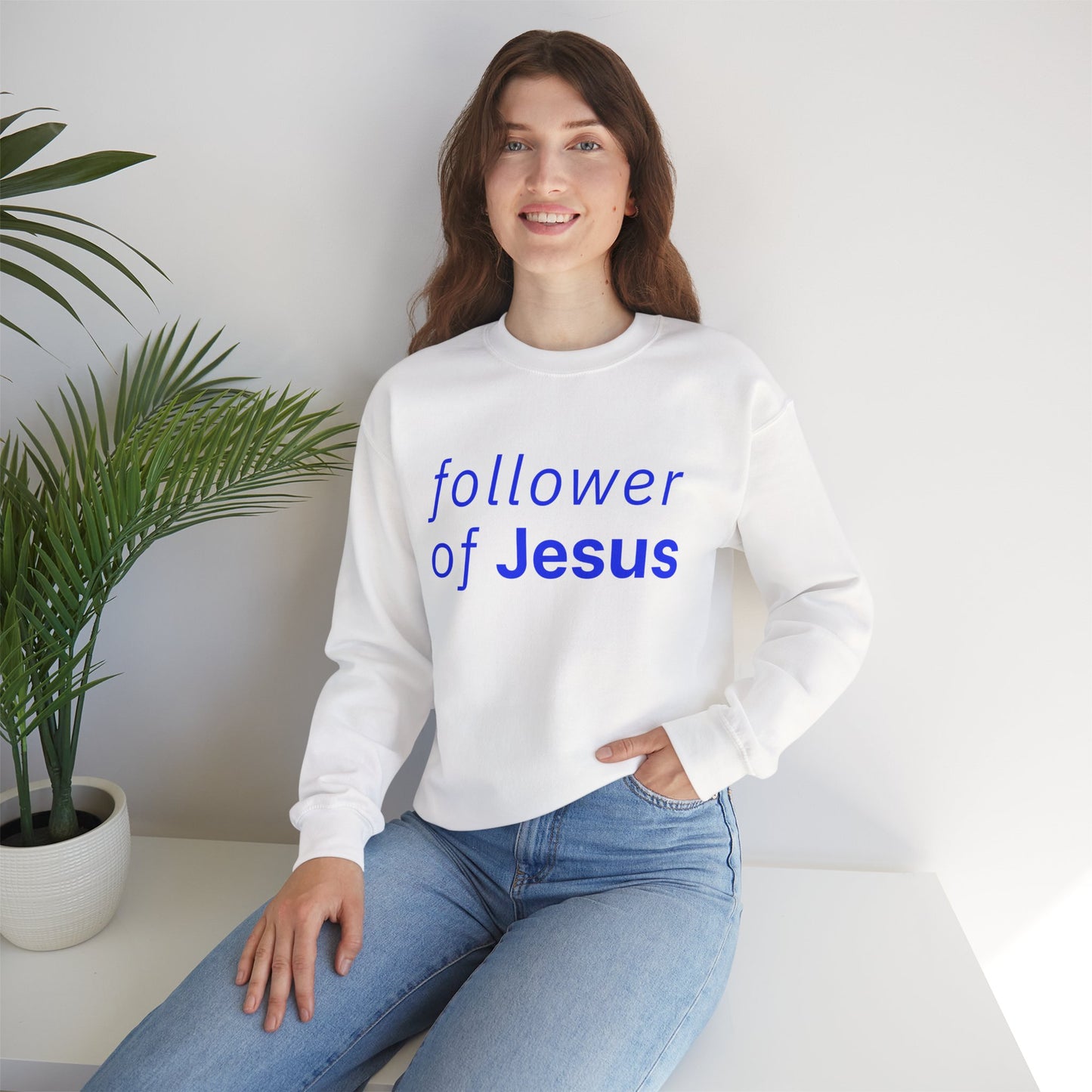 Follower of Jesus Heavy Blend™ Crewneck Sweatshirt