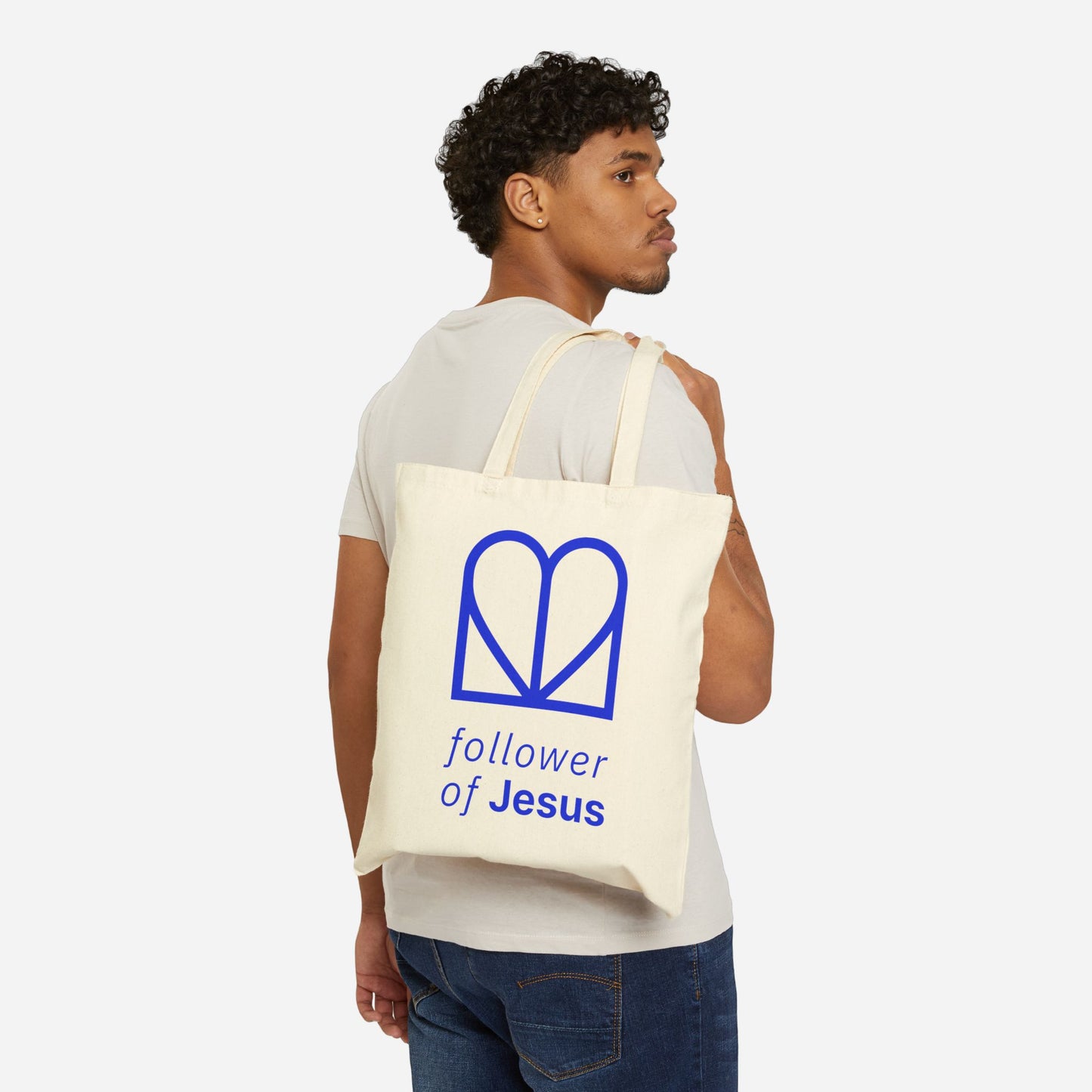 Follower of Jesus Canvas Tote Bag