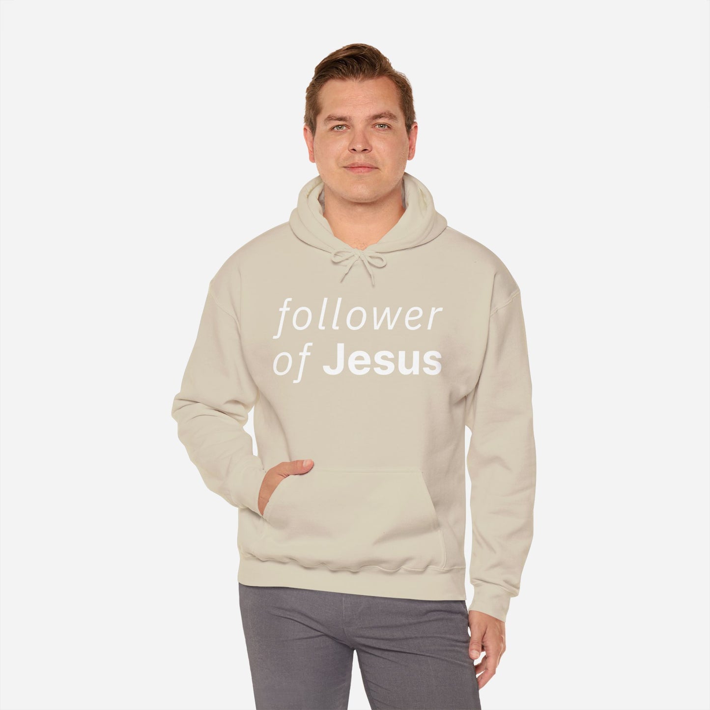 Follower of Jesus Heavy Blend™ Hooded Sweatshirt