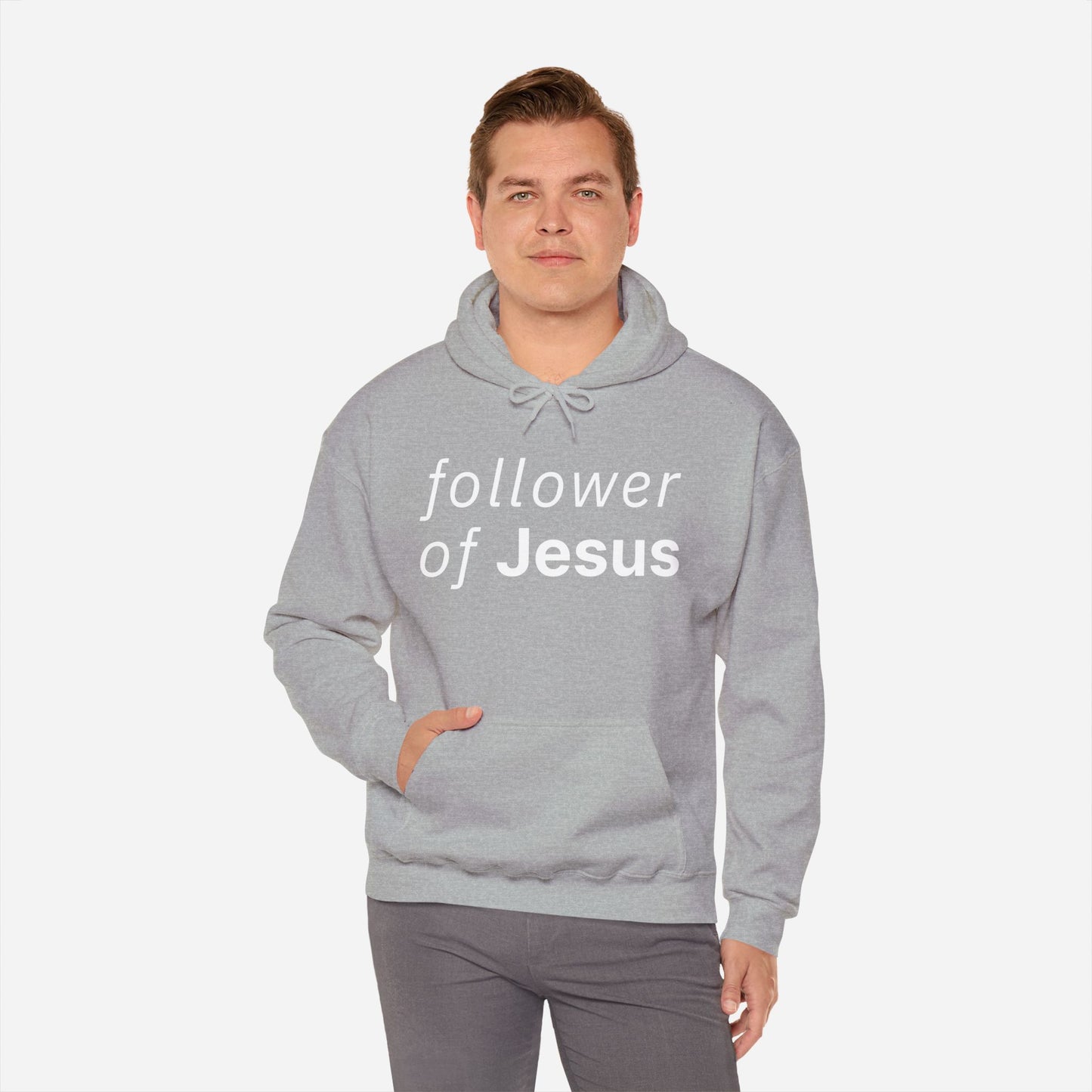 Follower of Jesus Heavy Blend™ Hooded Sweatshirt