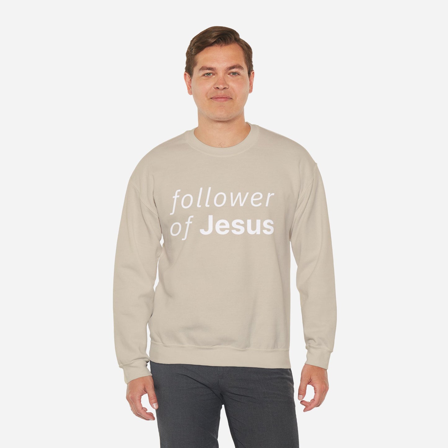 Follower of Jesus Heavy Blend™ Crewneck Sweatshirt