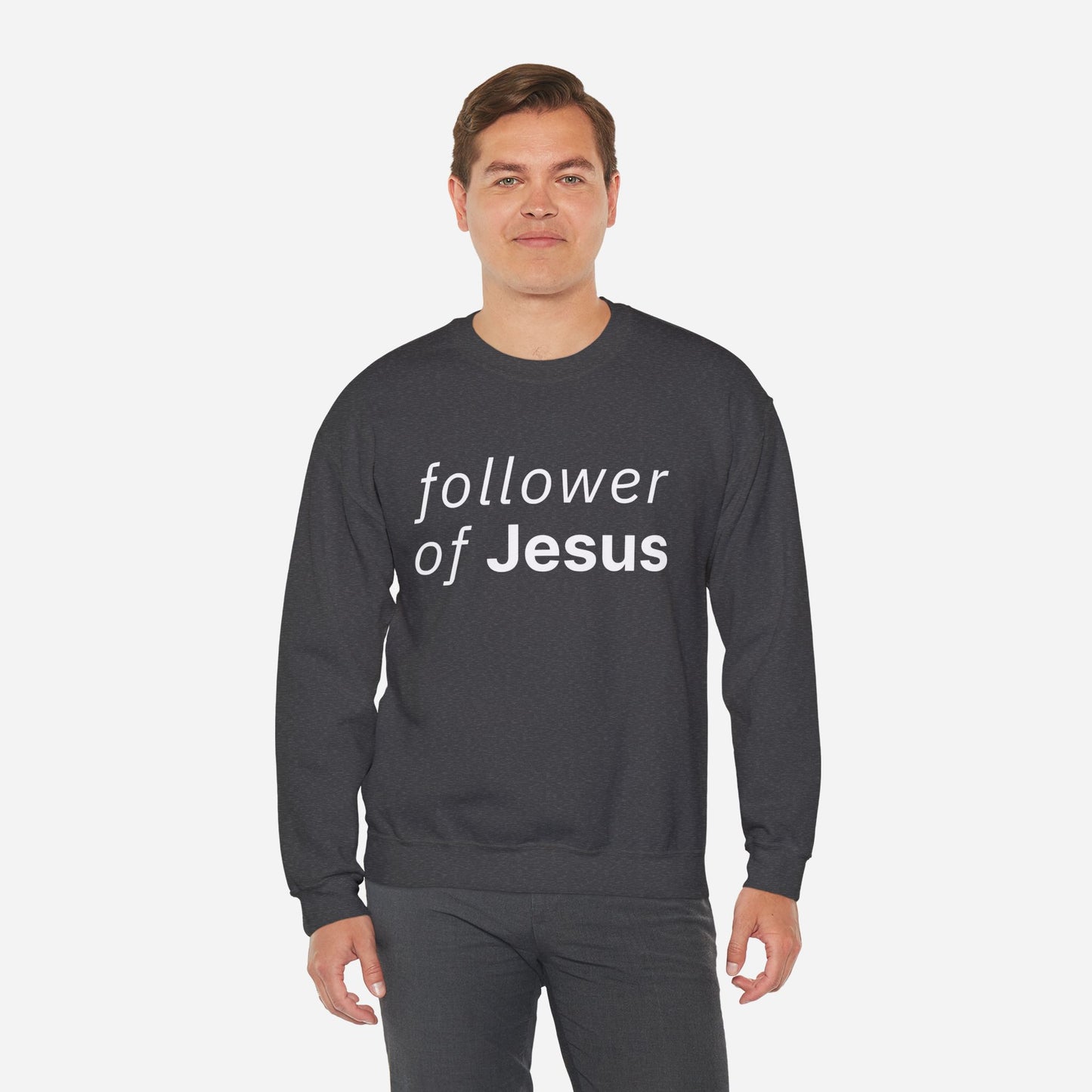 Follower of Jesus Heavy Blend™ Crewneck Sweatshirt