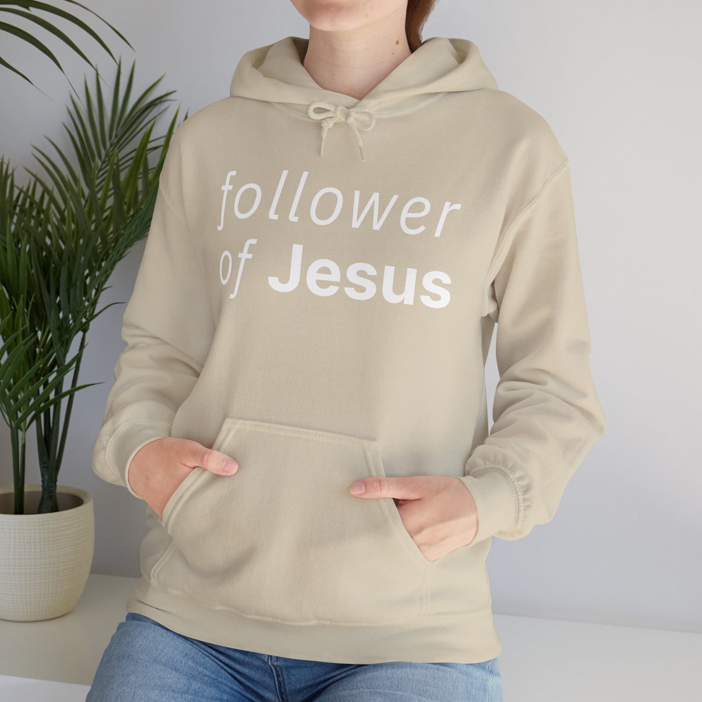 Follower of Jesus Heavy Blend™ Hooded Sweatshirt