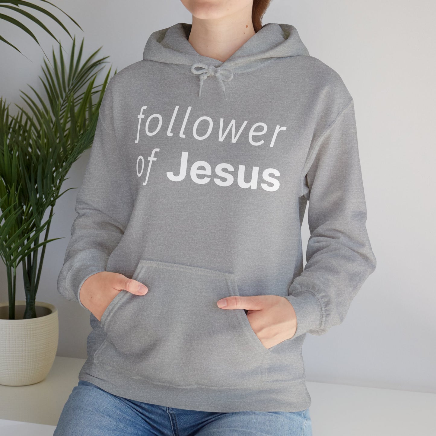 Follower of Jesus Heavy Blend™ Hooded Sweatshirt