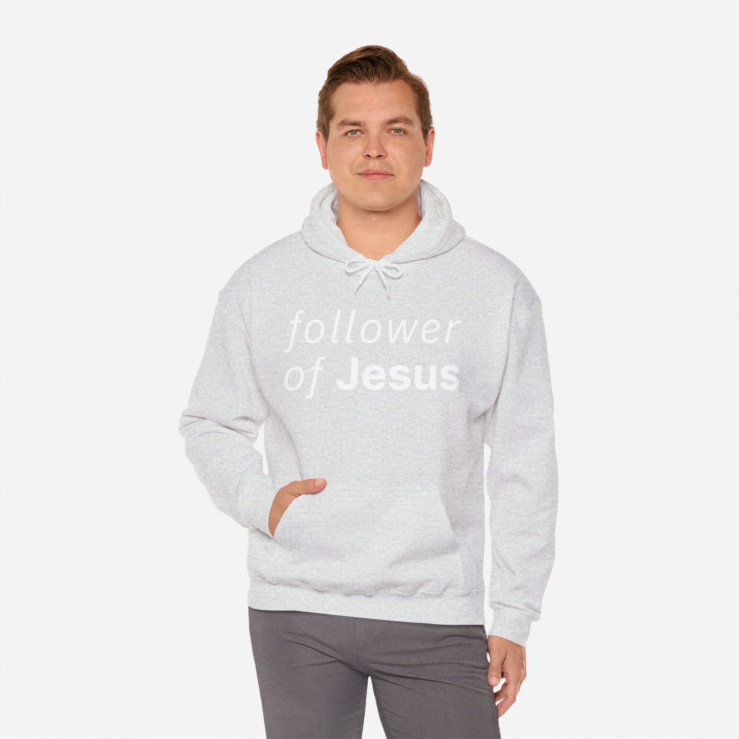 Follower of Jesus Heavy Blend™ Hooded Sweatshirt