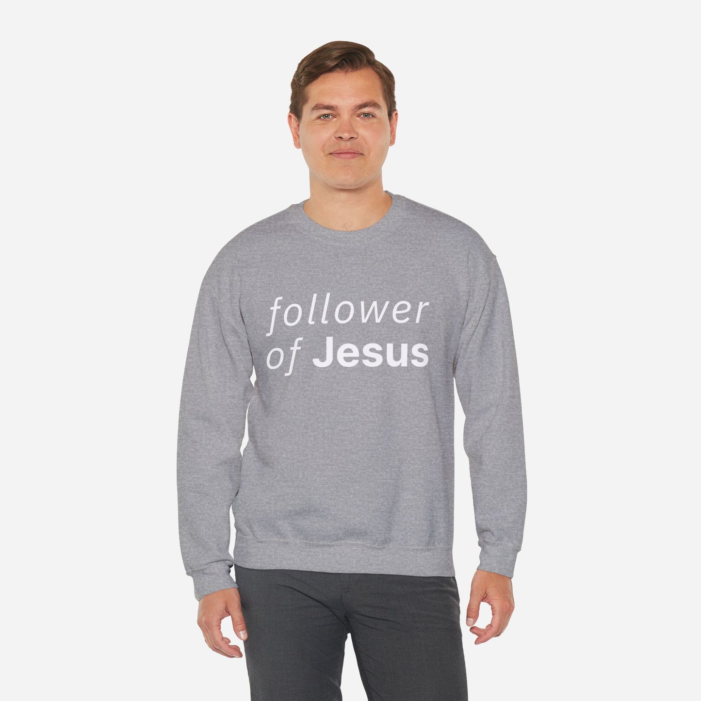 Follower of Jesus Heavy Blend™ Crewneck Sweatshirt