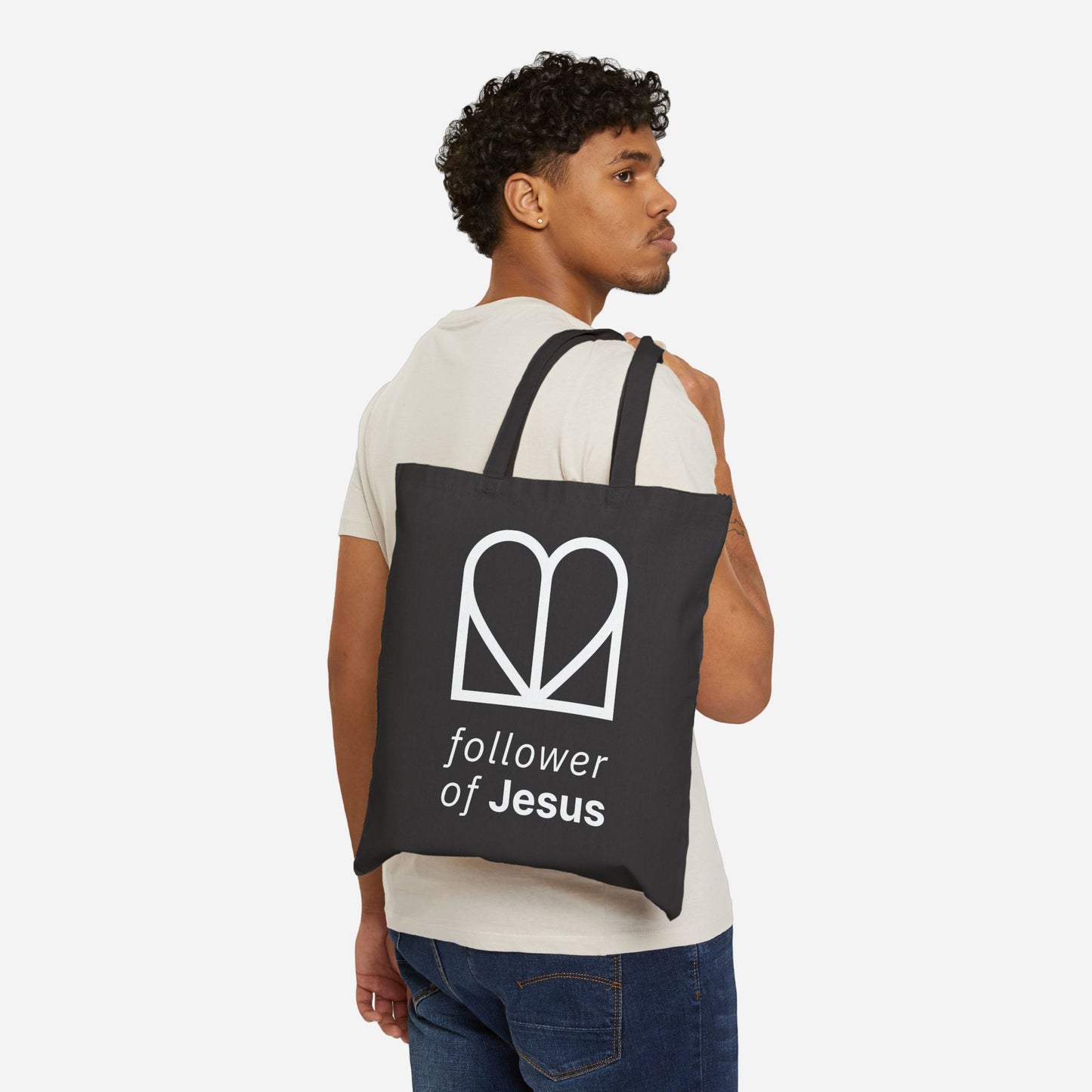 Follower of Jesus Canvas Tote Bag
